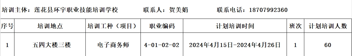 4.12莲花县环宇职业技能培训学校4月份电子商务师培训计划公示.png